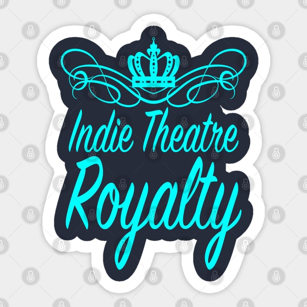 Indie Theatre Royalty Sticker by CafeConCawfee